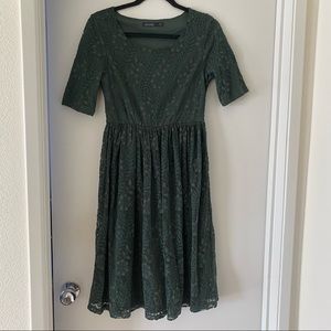 Mikarose Green Lace Dress XS